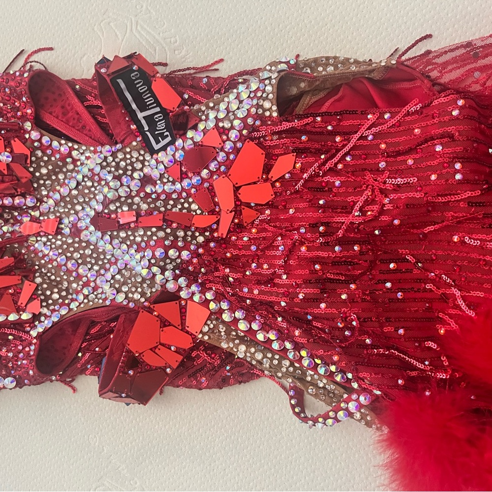 Ballroom Latin dress.